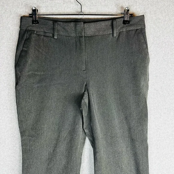Talbots Womans 10P Petite Curvy Barely Boot Cut Dress Pants Grey Thick Stretch - Picture 3 of 7